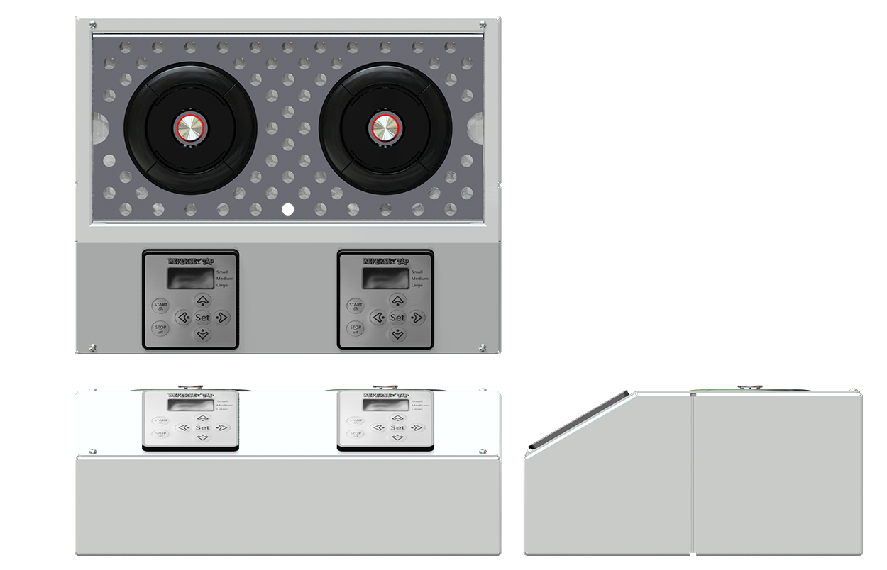 2 Nozzle Premium Counter Top ReverseTap Dispensers