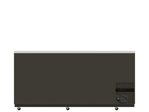 79.5" 3 Door Back Bar Refrigerator