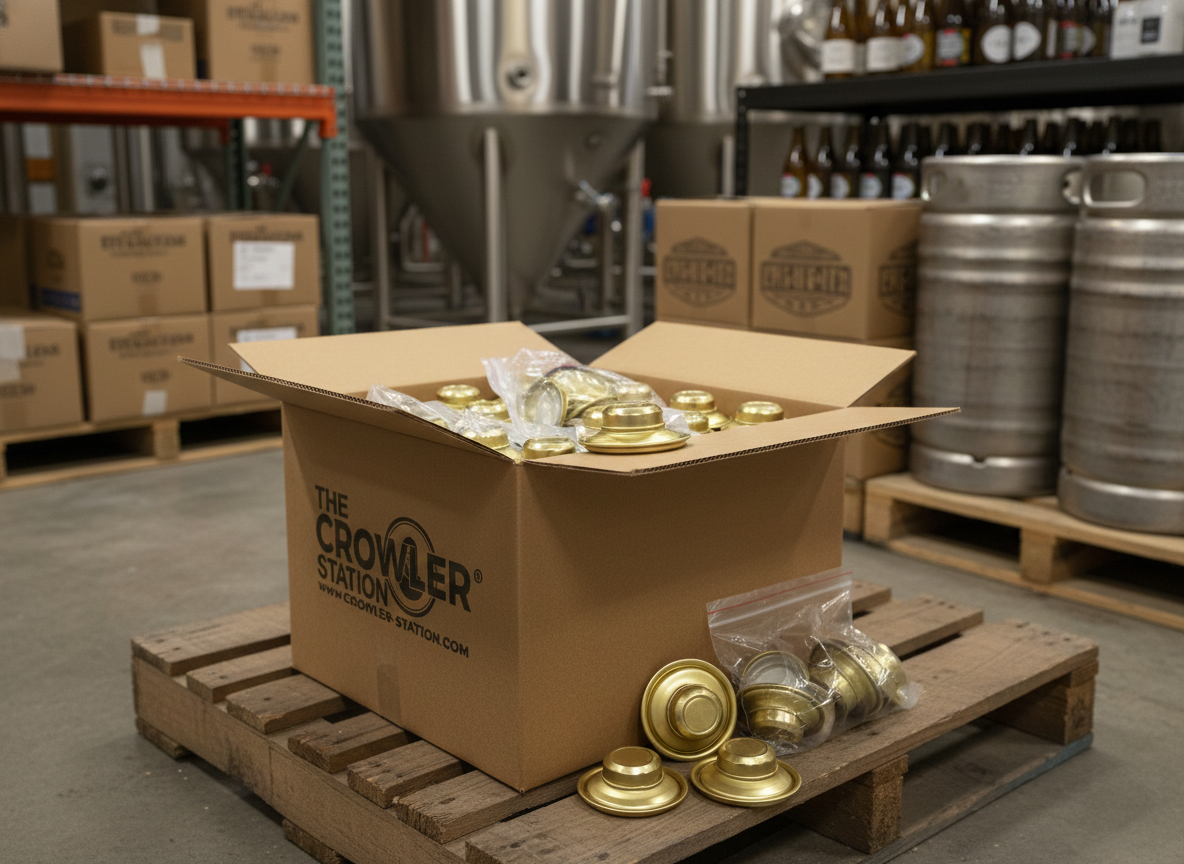 Resealable Lids and Caps for 32oz and 25.4oz Crowlers