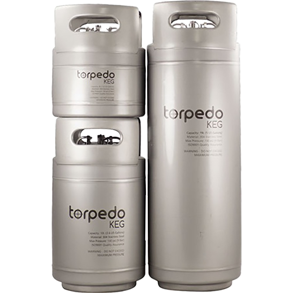 Slimline Torpedo Ball Lock Kegs