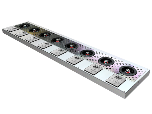 8 Nozzle Premium Low Profile ReverseTap Dispensers