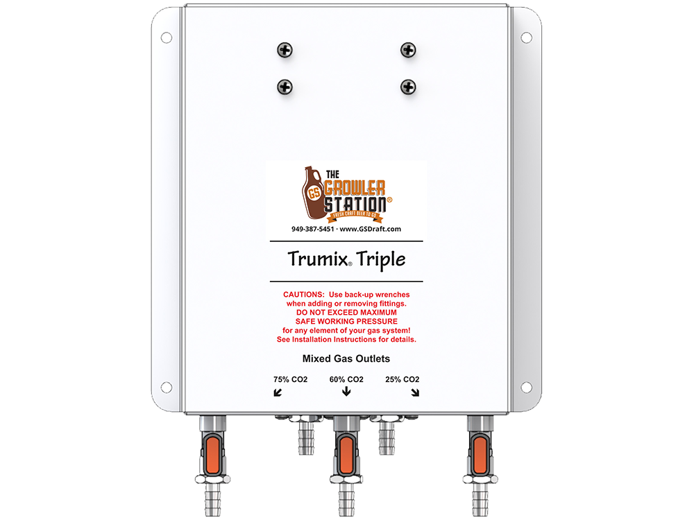 GS Trumix® Triple Blender 70%, 60%, & 25% CO2