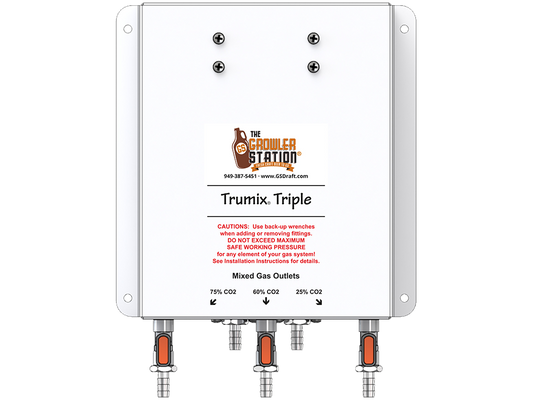 GS Trumix® Triple Blender 70%, 60%, & 25% CO2