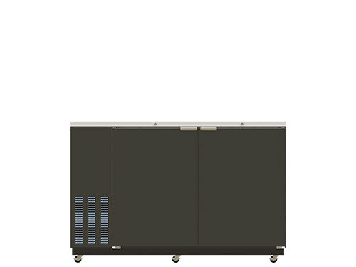 59.5" 2 Door Back Bar Refrigerator