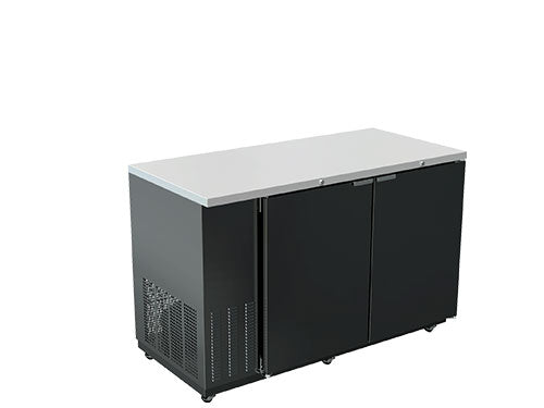59.5" 2 Door Back Bar Refrigerator