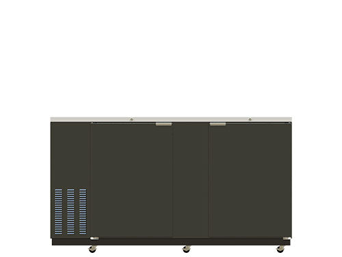 69.5" 2 Door Back Bar Refrigerator