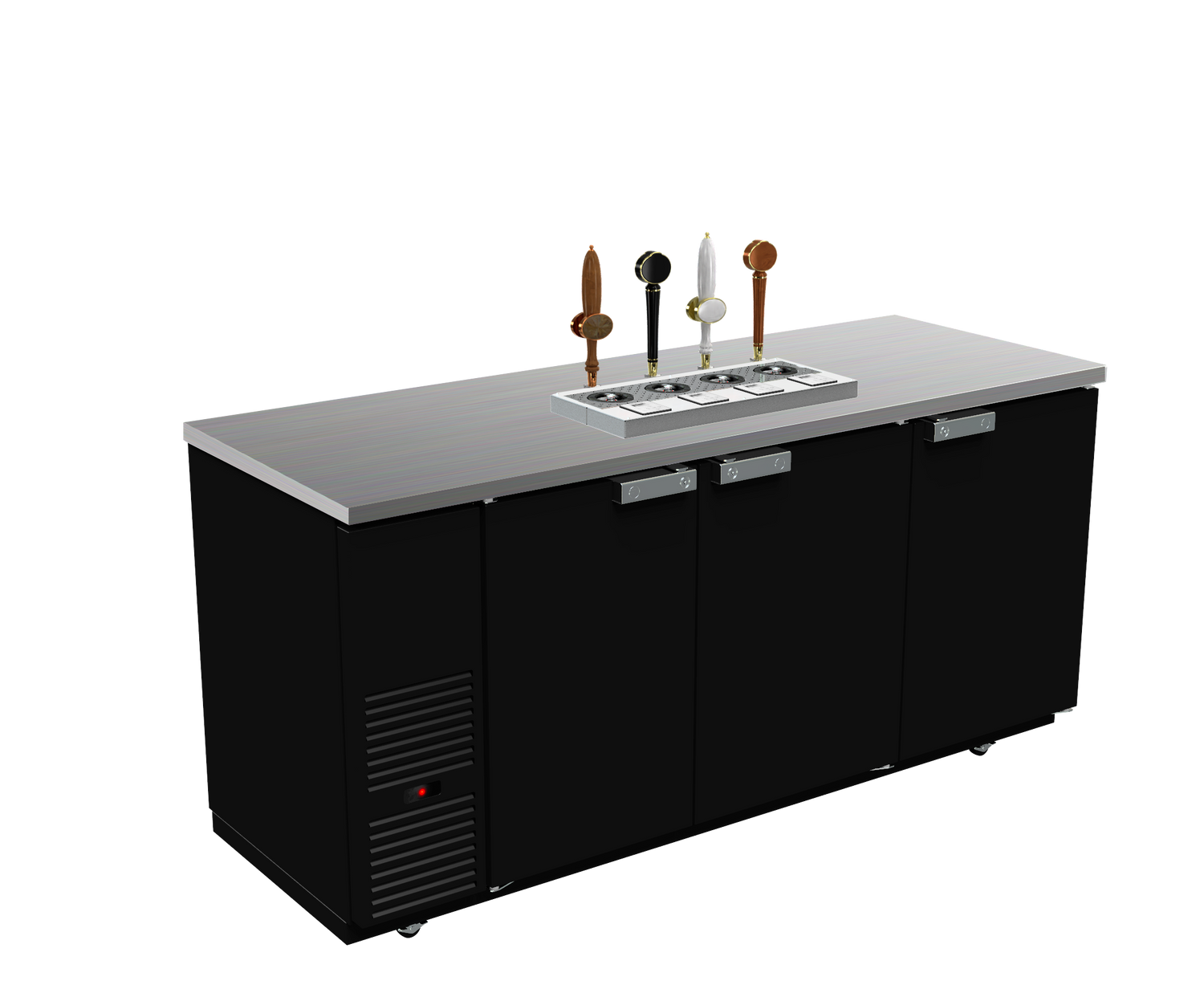 Sleek 4 Dispenser ReverseTap Kiosk