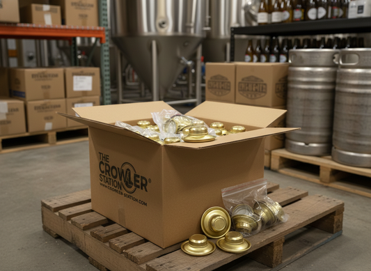 Resealable Lids and Caps for 32oz and 25.4oz Crowlers